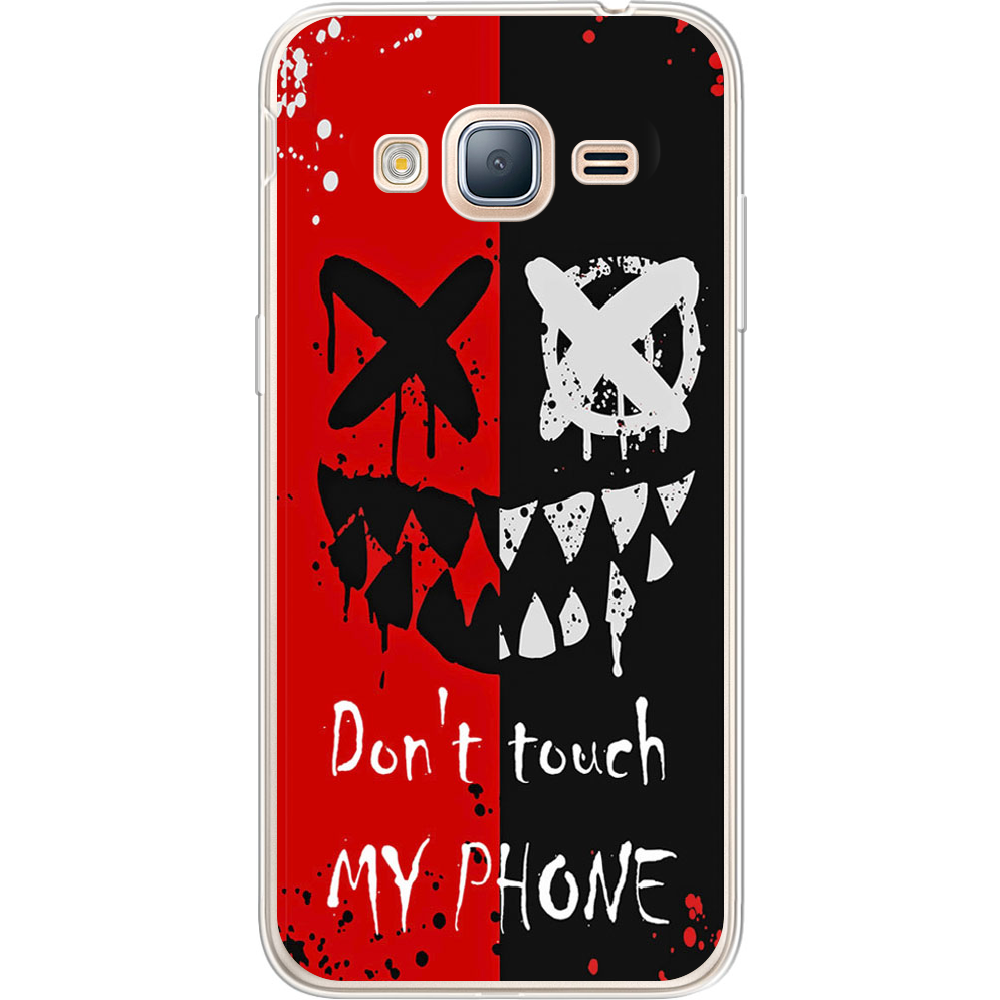 Чехол BoxFace Samsung J320 Galaxy J3 Bad Smile Прозрачный силикон (24962-up2468-24962)