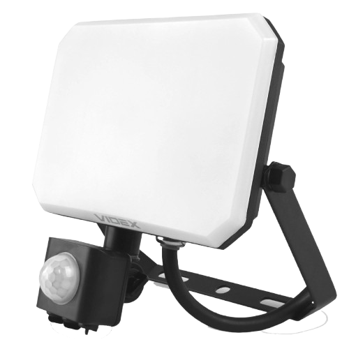 Прожектор светодиодный Videx F3 с датчиком движения 30 Вт IP65 2850Lm 5000К Черный (29079579)