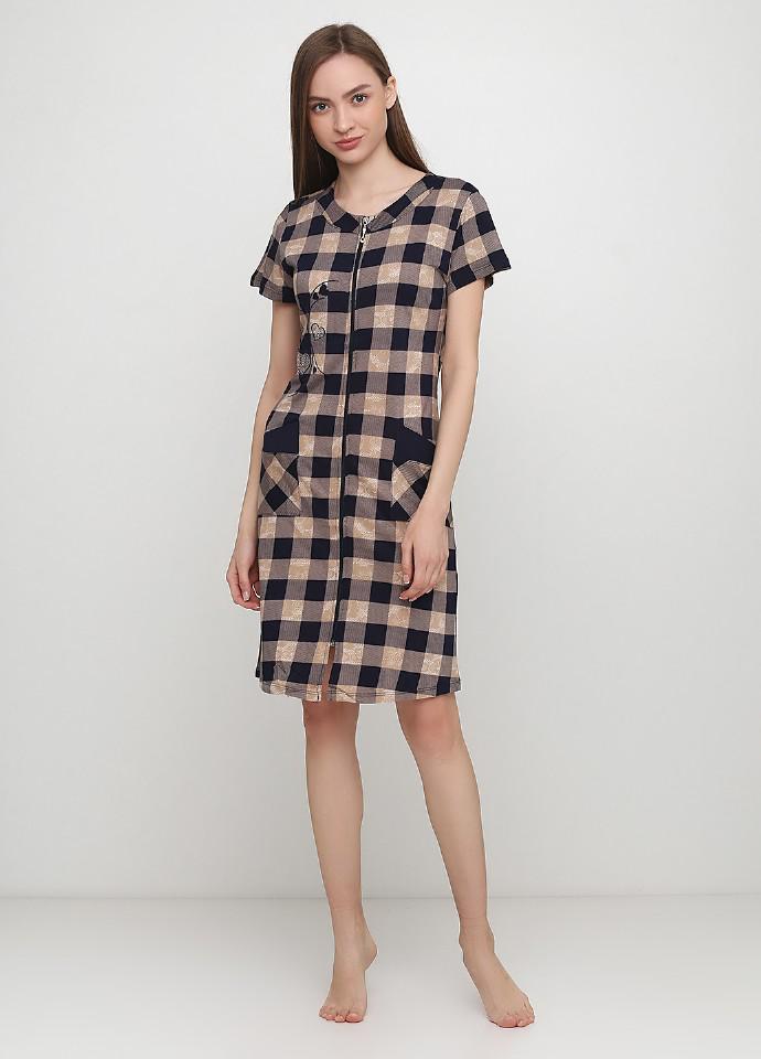 Халат ROMEO LIFE L Разноцветный/Коричневый (7103) Халат ROMEO LIFE L Разноцветный/Коричневый (7103)