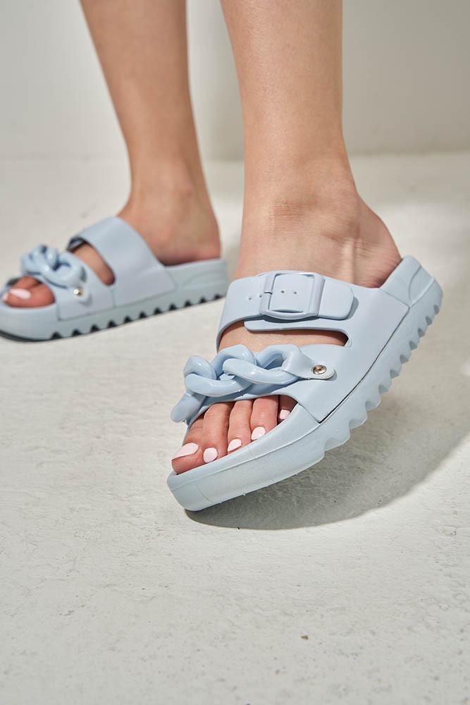 Шльопанці жіночі SOPRA р. 39 Блакитний (169820) - фото 5 Шльопанці жіночі SOPRA р. 39 Блакитний (169820) - фото 5