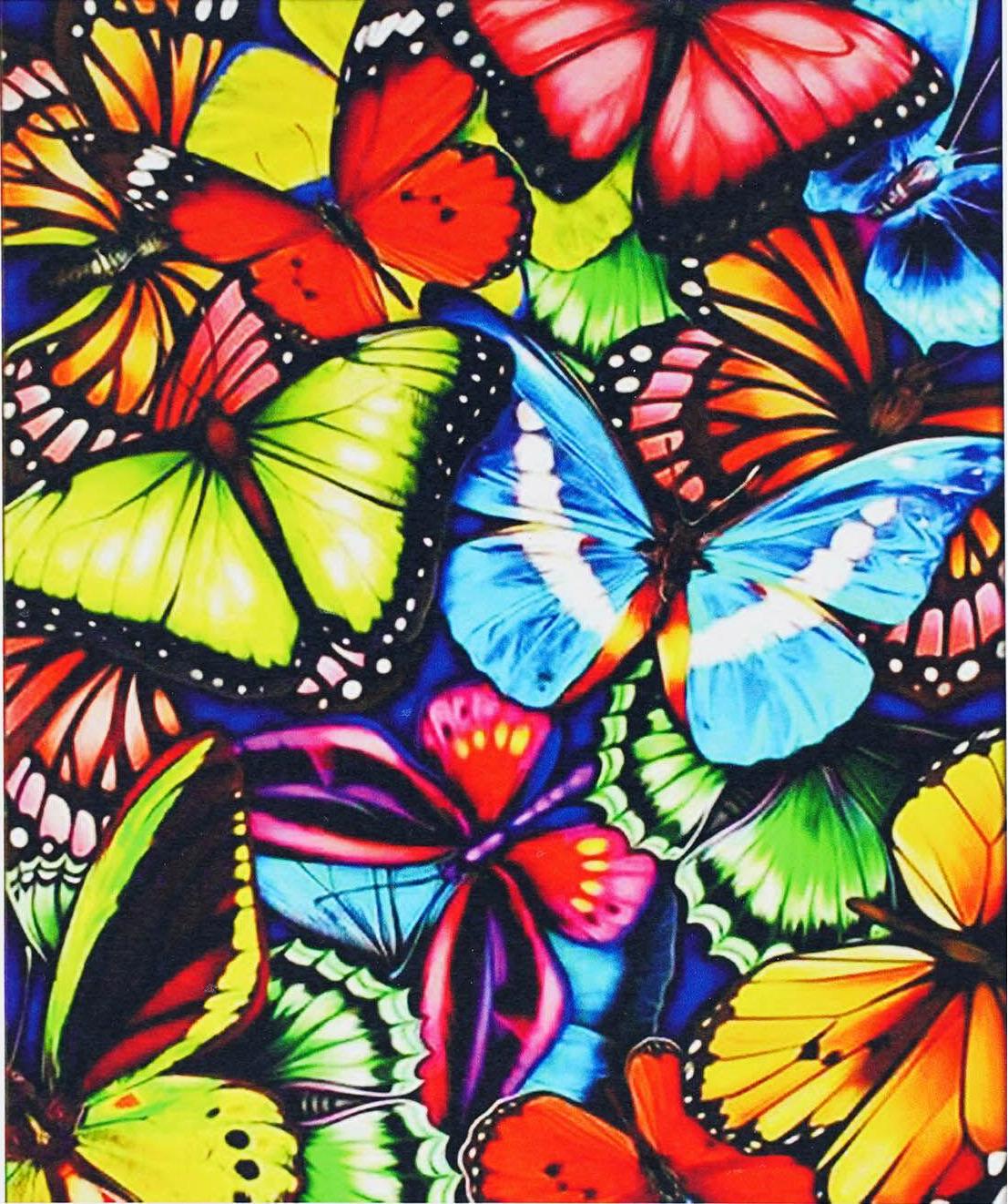 Алмазна мозаїка-картина за номерами TK Group B 78645/30 Метелики в коробці 40x50 см (24711025)