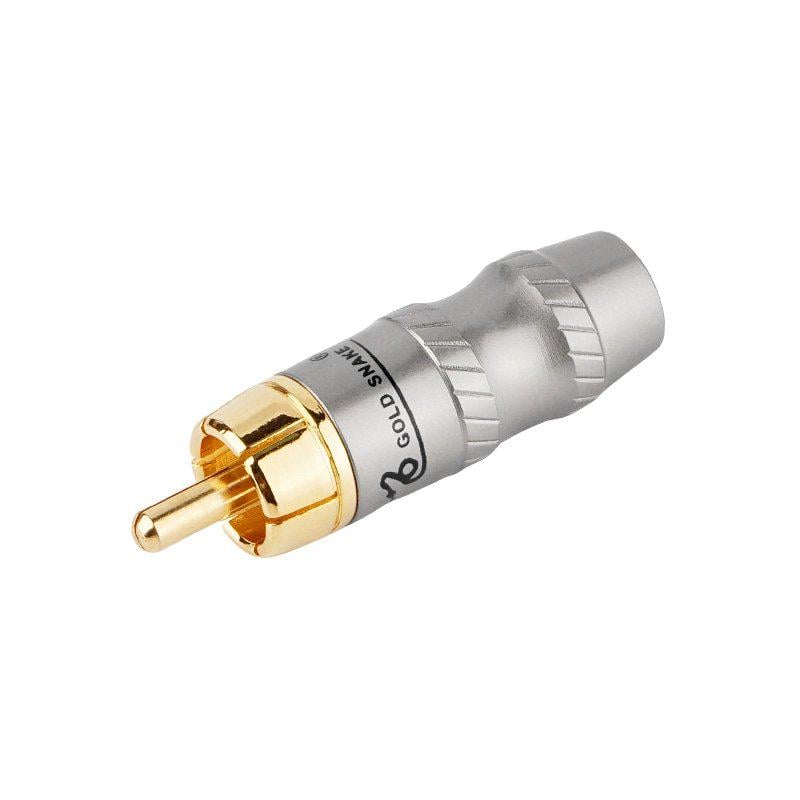 Штекер RCA SNAKE Gold 6 мм Черный (A153056)
