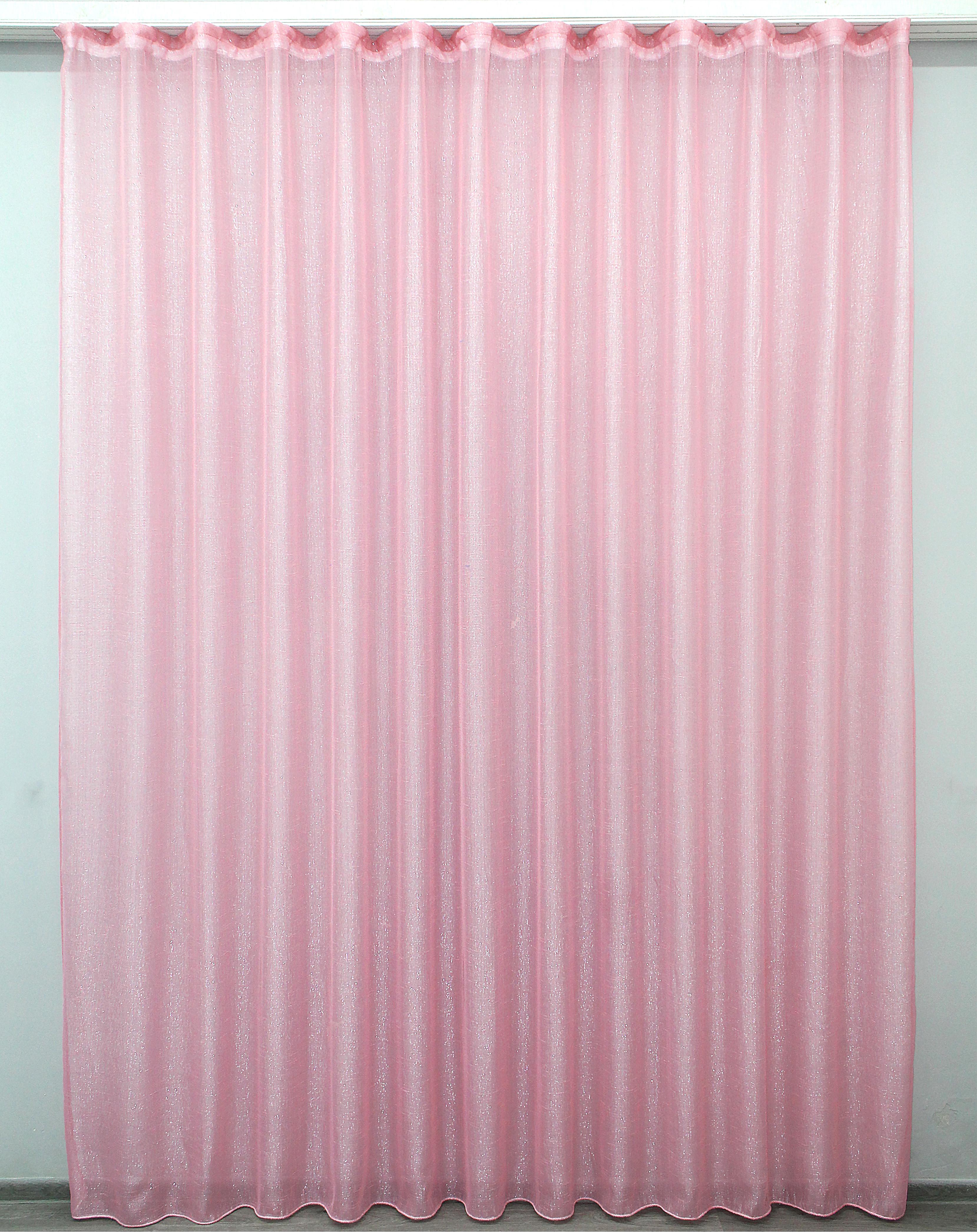 Тюль VR-Textil 1302т Батист с люрексовой нитью 400х270 см Розовый (42-0165) - фото 1