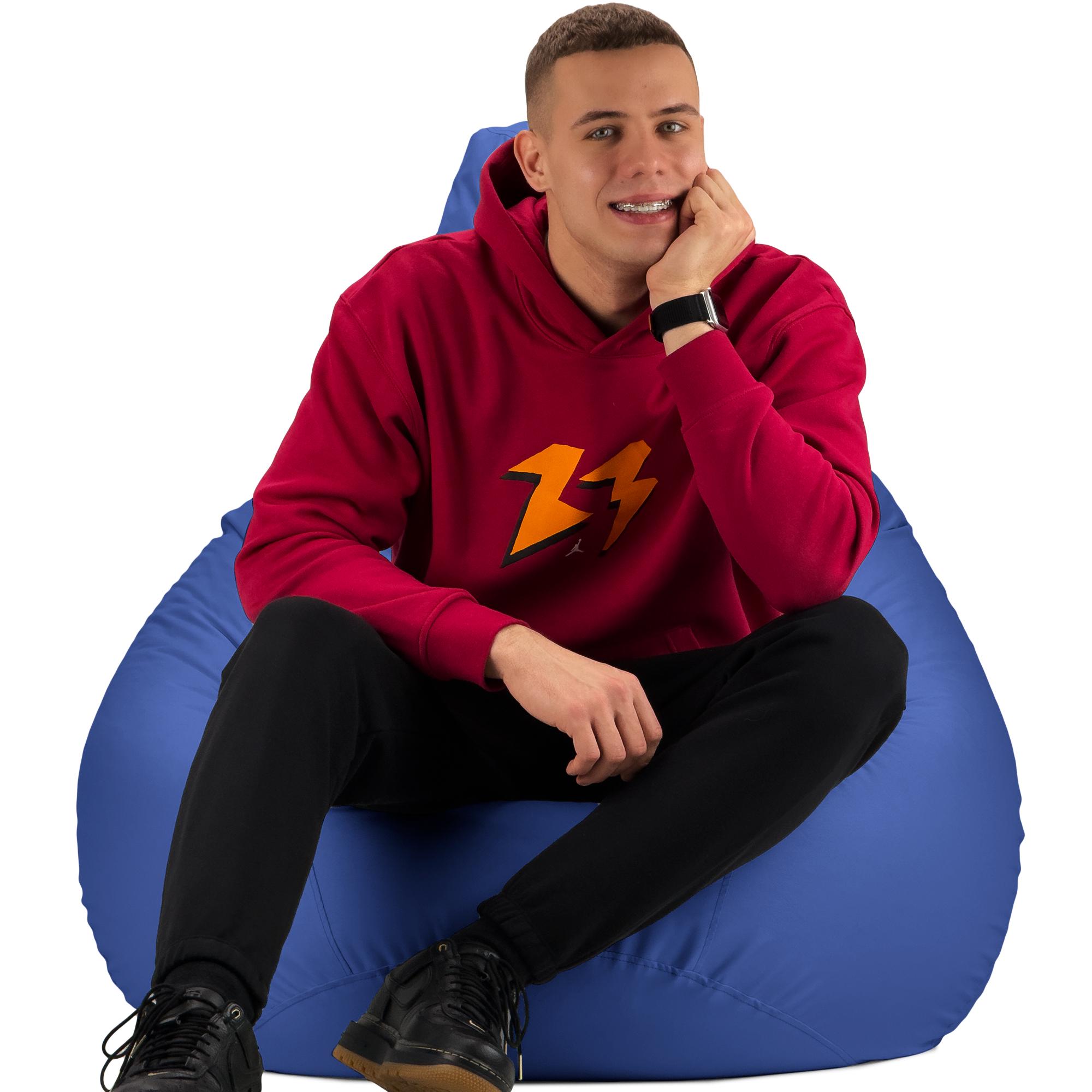 Кресло-мешок Студия Комфорта Груша оксфорд флекс 150х100 см Синий (901234) - фото 2 Кресло-мешок Студия Комфорта Груша оксфорд флекс 150х100 см Синий (901234) - фото 2