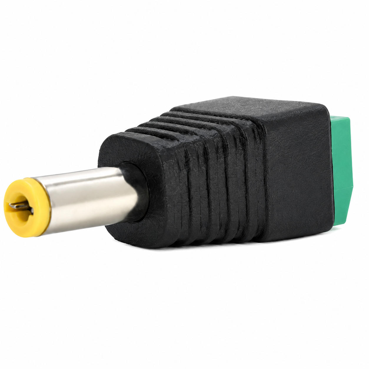 Разъем папа DC-M D 5,5x2,1 мм с клеммами под кабель Yellow Plug (37311870)