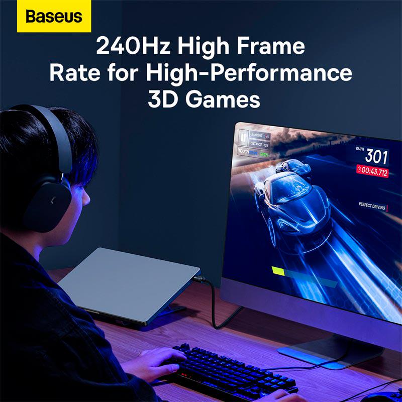 Кабель BASEUS B00633706111-02 High Definition Series DP 8K to DP 8k Adapter 2 м (575692) - фото 7 Кабель BASEUS B00633706111-02 High Definition Series DP 8K to DP 8k Adapter 2 м (575692) - фото 7