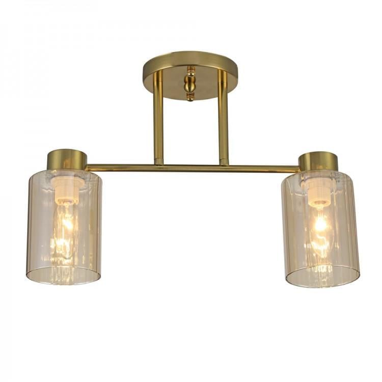 Люстра потолочная накладная ARDERO BL1320/2 OSTIN под лампу Золотой (27712600)