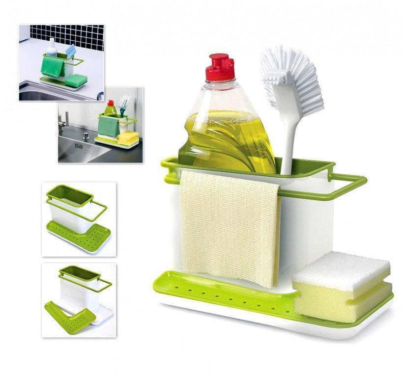 Органайзер для кухонної раковини Caddy Sink Tidy Joseph 3 в 1 21х11,5х13,5 см - фото 3