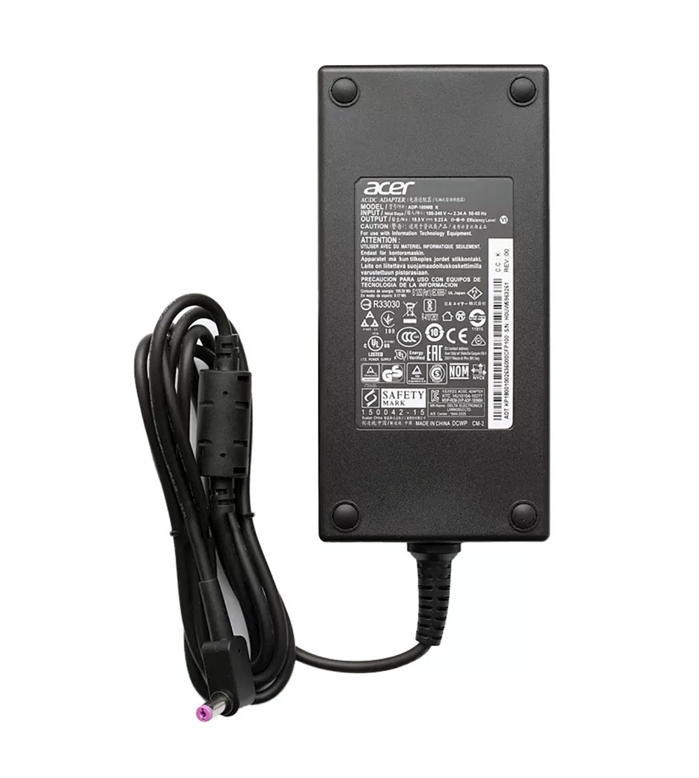 Блок питания для ноутбуков Acer Predator/Aspire Nitro 180W 19.5V 9.23A 5,5x1,7 мм (03009)