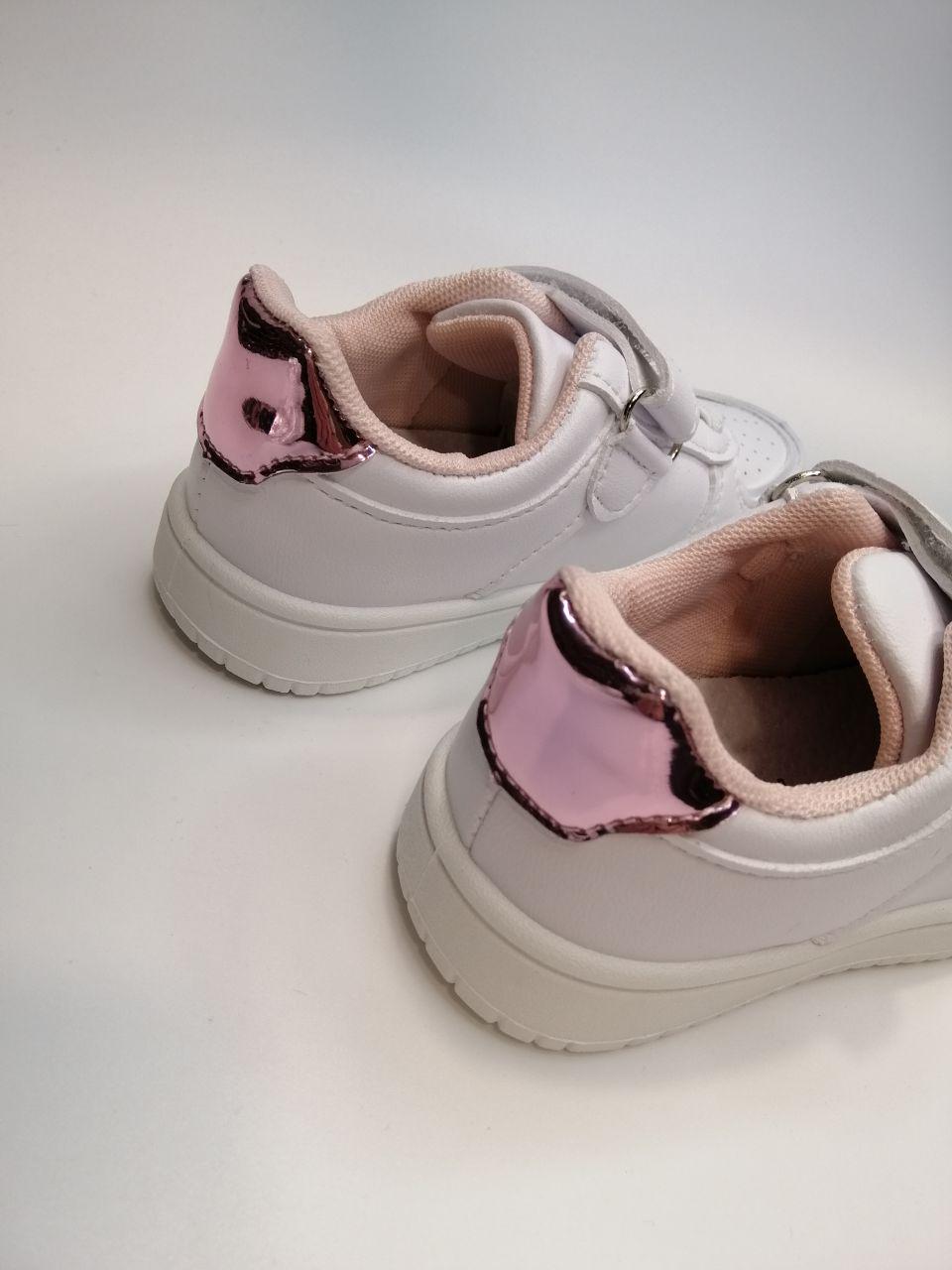 Кросівки для дівчинки Apawwa р. 27 16,8 см Білий (56-1 ZC pink) - фото 2 Кросівки для дівчинки Apawwa р. 27 16,8 см Білий (56-1 ZC pink) - фото 2
