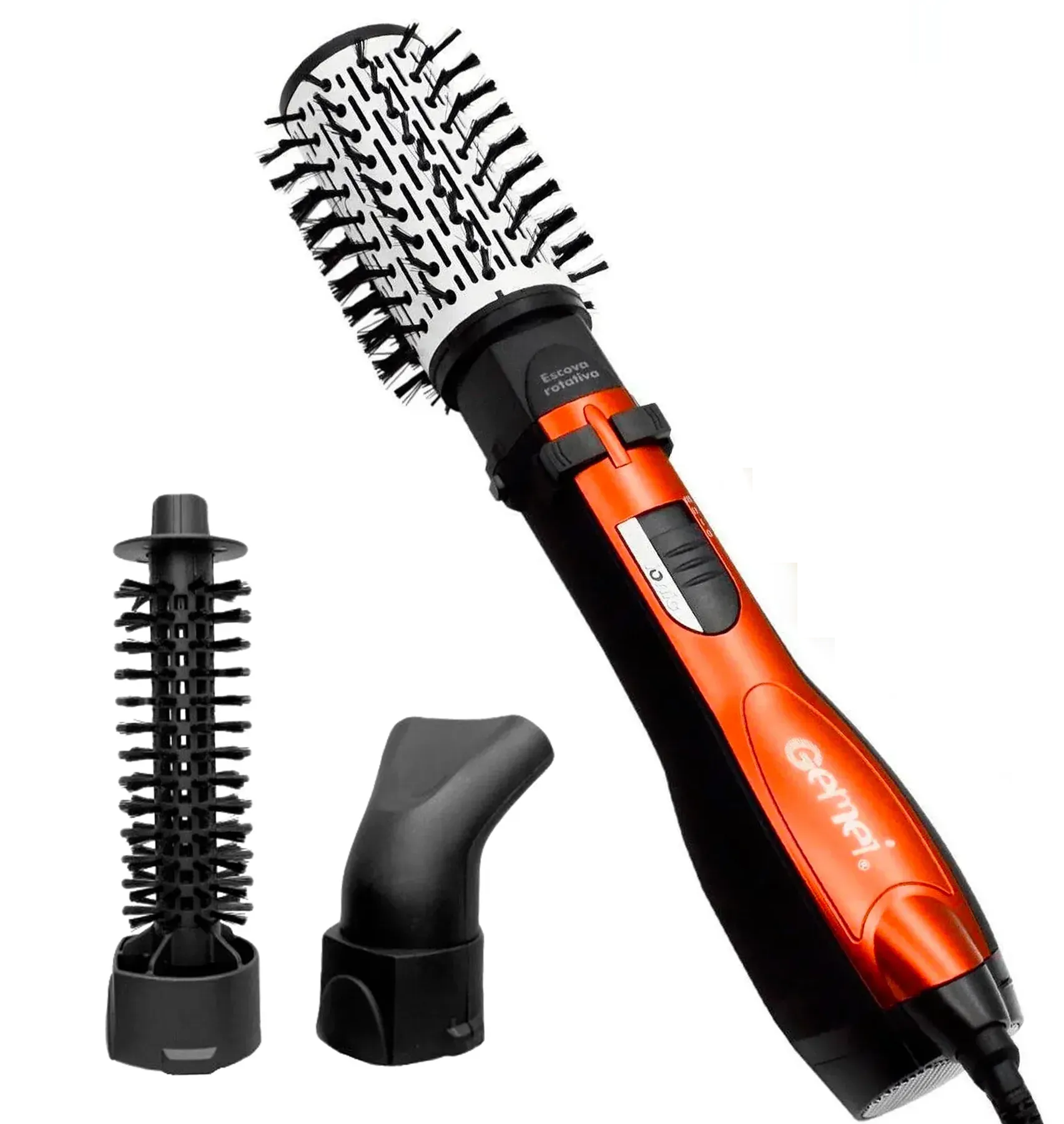 Фен щетка браш для укладки волос 3в1 Gemei GM-4828 (L)