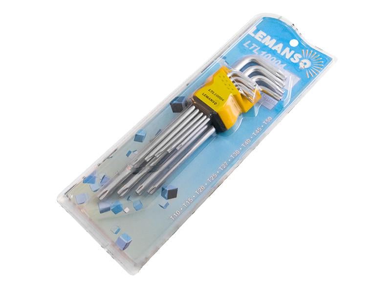 Ключи шестигранные Lemanso LTL10004 Torx 9 пр. (2367) Ключи шестигранные Lemanso LTL10004 Torx 9 пр. (2367)
