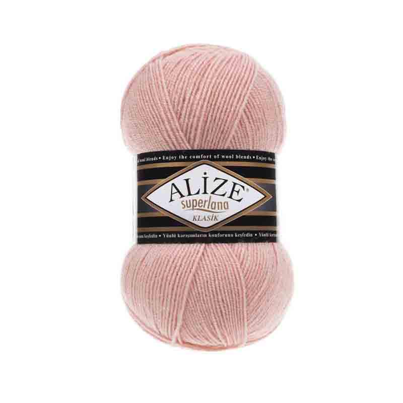 Пряжа Alize Superlana klasik 404 Шампанське