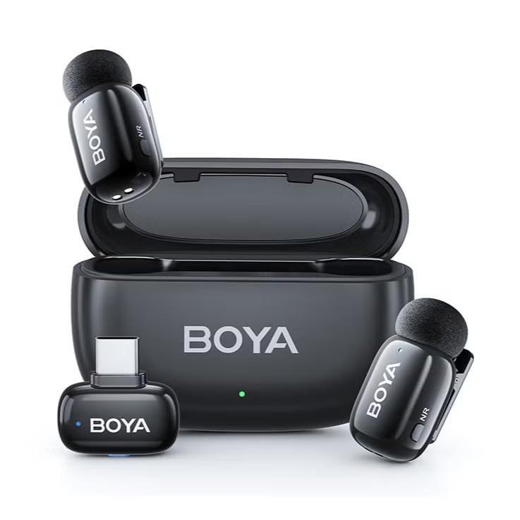 Микрофон мини Boya Mini 2-02 беспроводной Type-C двойной (3075680900) Микрофон мини Boya Mini 2-02 беспроводной Type-C двойной (3075680900)
