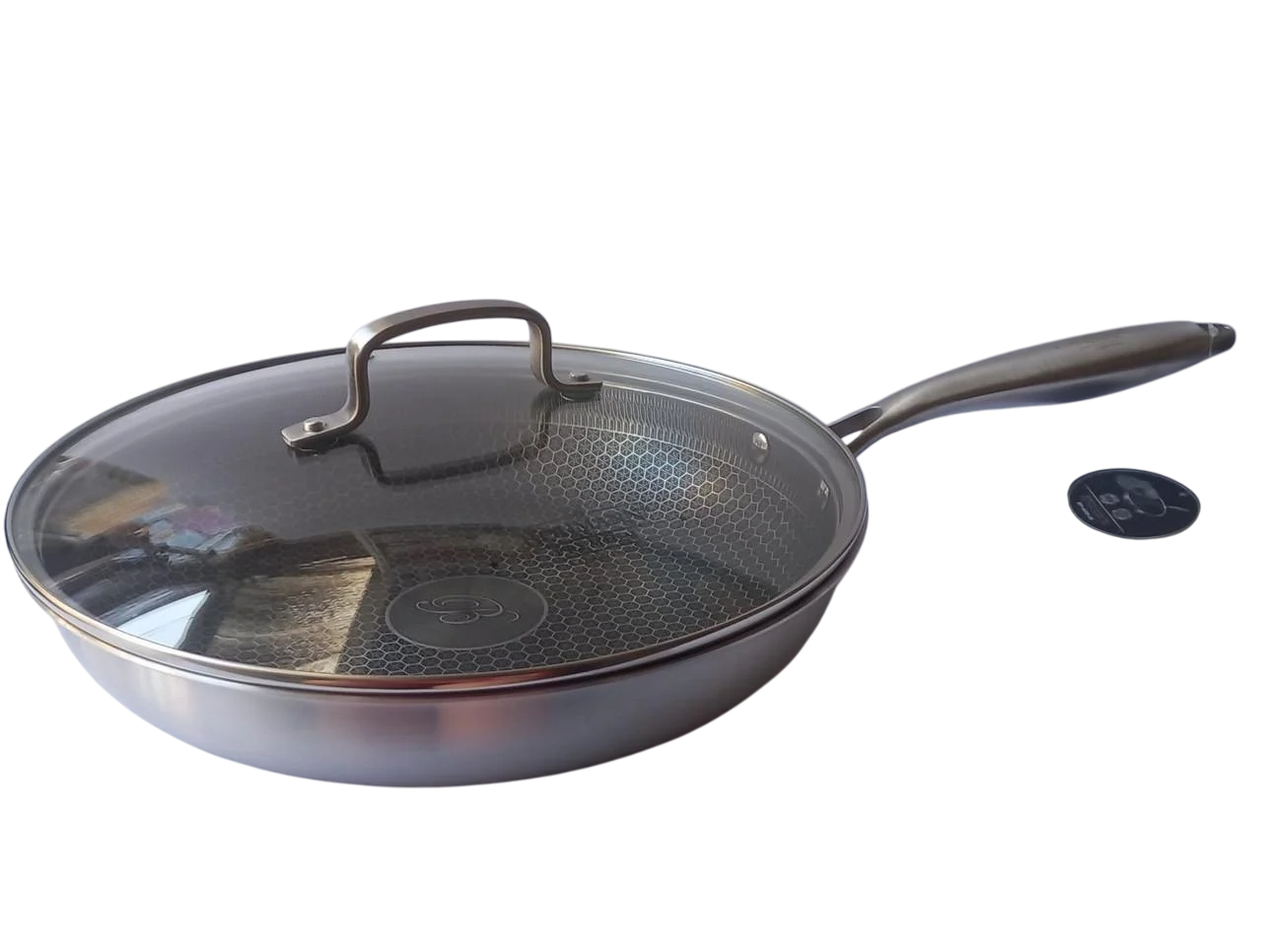 Сковорода из нержавейки Bohmann стеклянная крышка 24 см (BP-4000-24) Сковорода из нержавейки Bohmann стеклянная крышка 24 см (BP-4000-24)