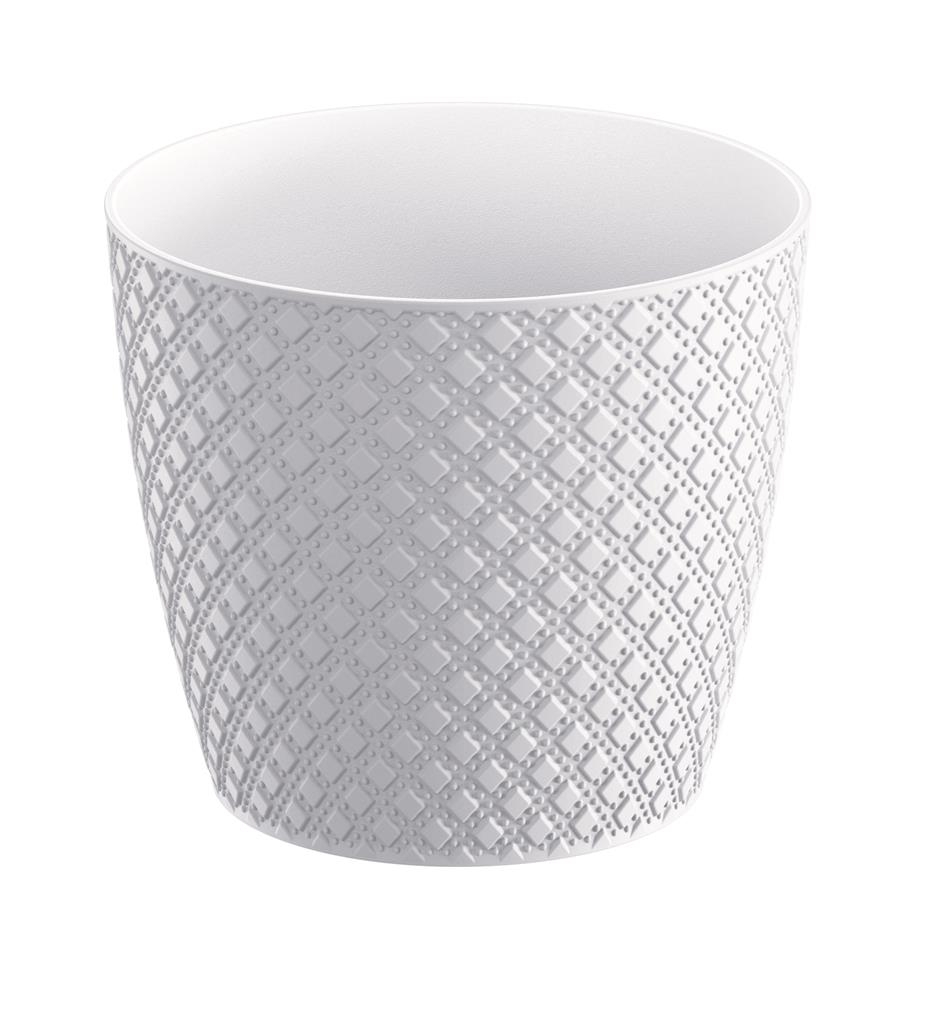 Горшок для цветов Prosperplast Orient Н-19,3 см Белый (26620-449)