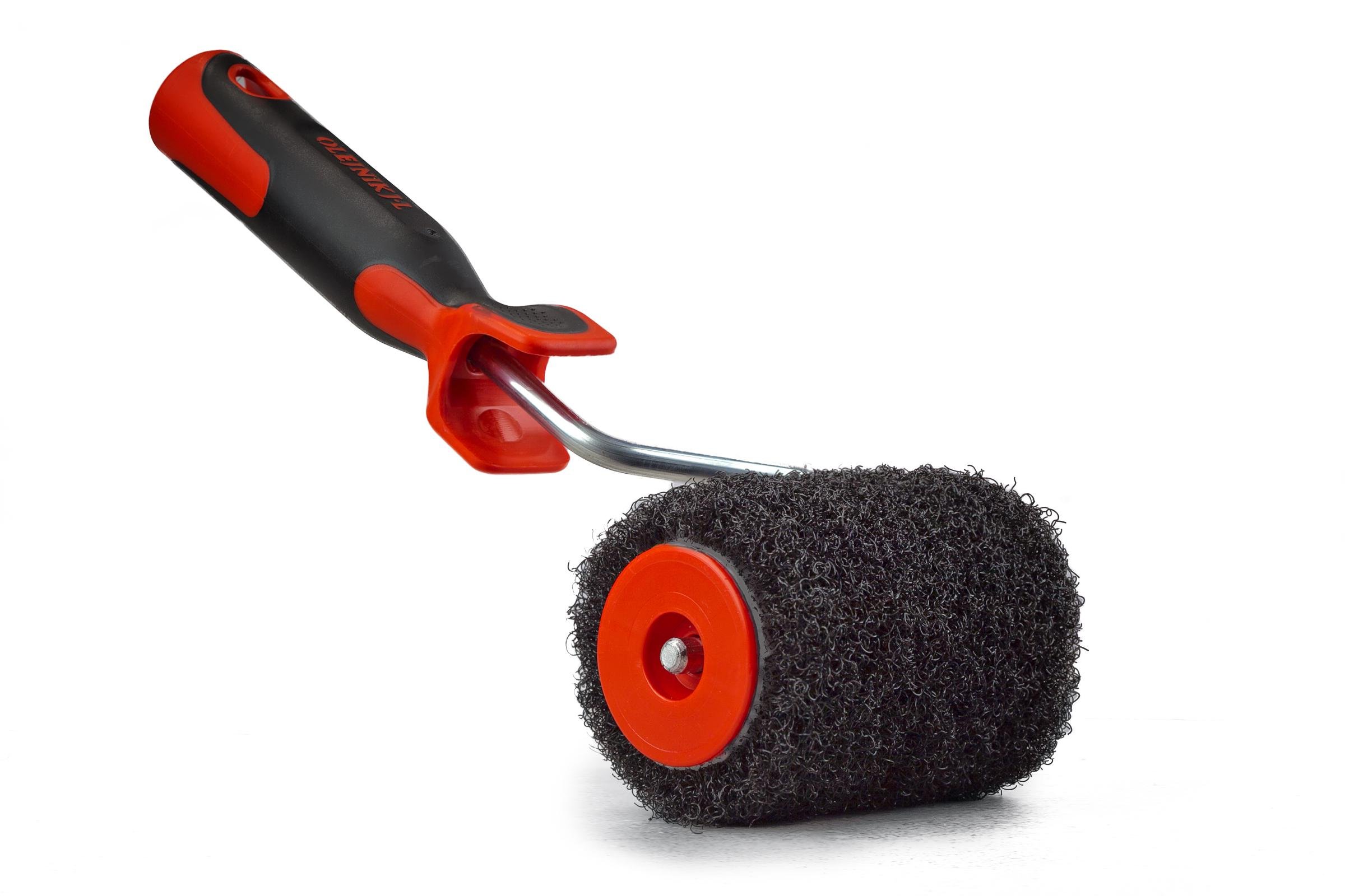 Валик для шпаклівки Olejnik з ручкою 100х80х8 мм (250100/25010R-2K) - фото 1 Валик для шпаклівки Olejnik з ручкою 100х80х8 мм (250100/25010R-2K) - фото 1