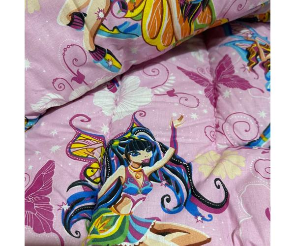 Одеяло и подушка Винкс из натуральной шерсти (ododo-00)