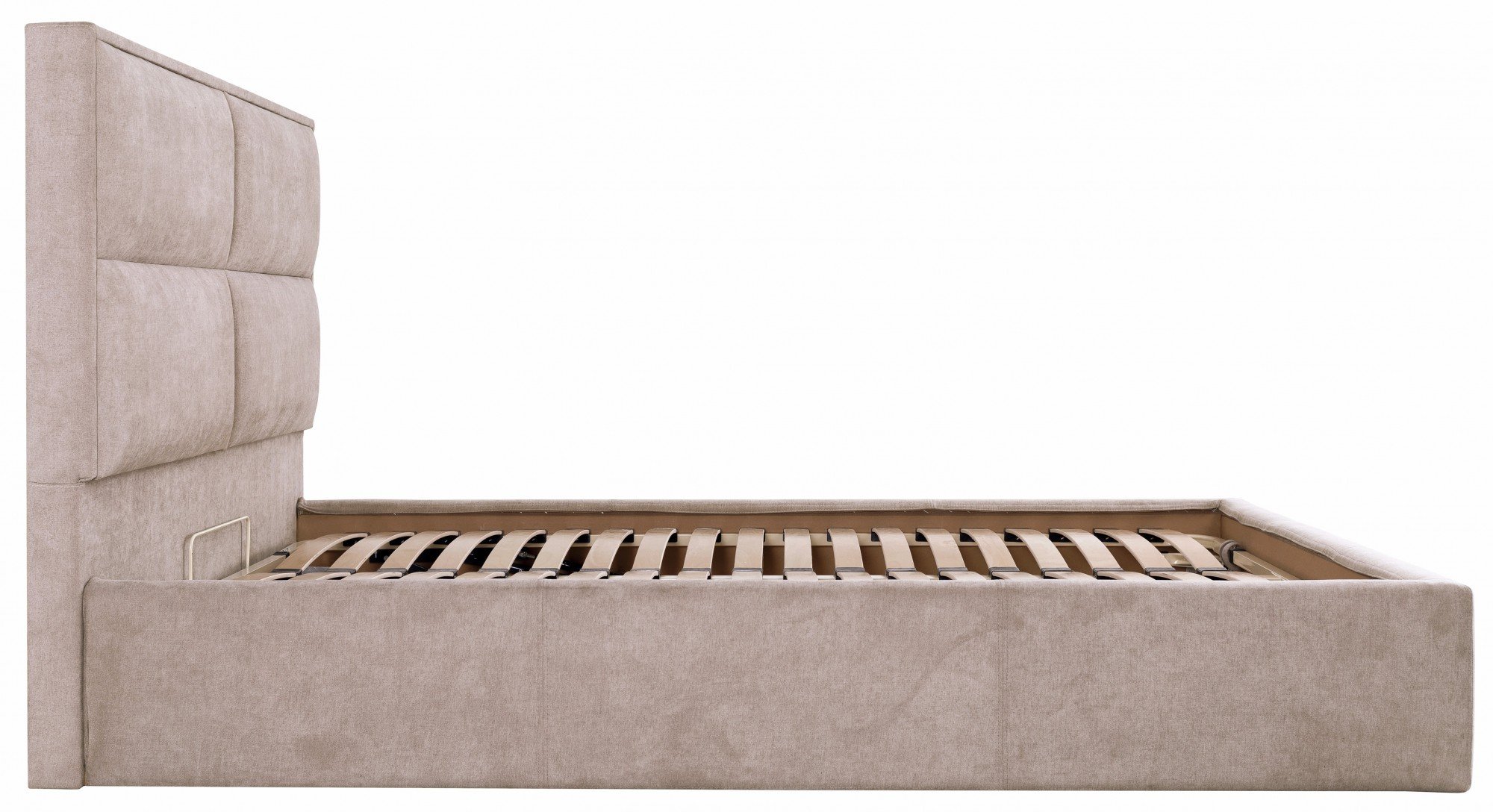 Кровать с подъемным механизмом Sheffield Comfort Мисти Mocco 140x200 см Серый - фото 5