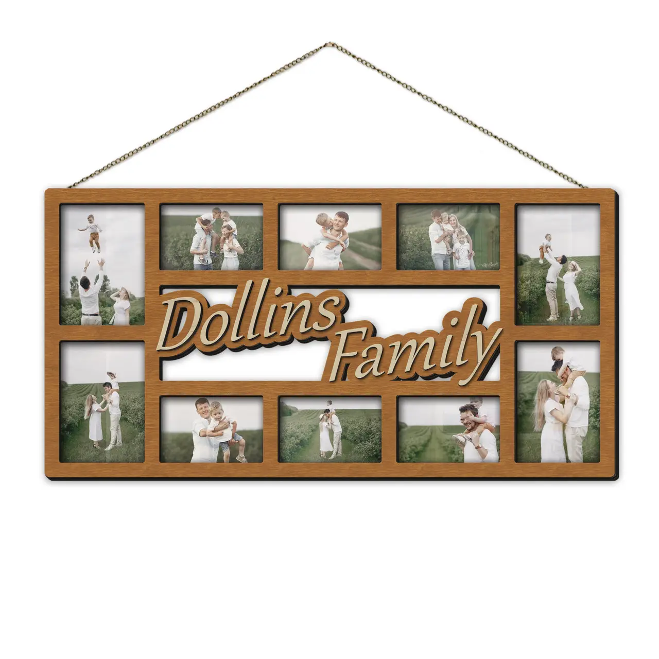 Фоторамка-колаж на 10 фото Світло-коричневий (rectangles_dollins_collage-4) - фото 1 Фоторамка-колаж на 10 фото Світло-коричневий (rectangles_dollins_collage-4) - фото 1