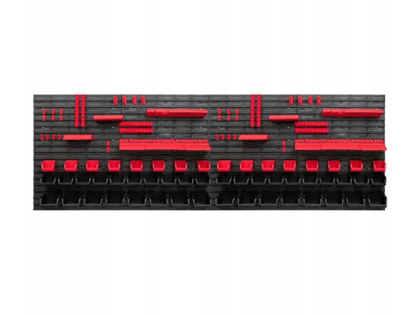 Панель для инструментов Kistenberg 230x78 см 8 панелей 52 контейнеры полки и держатели (MIX629) Панель для инструментов Kistenberg 230x78 см 8 панелей 52 контейнеры полки и держатели (MIX629)