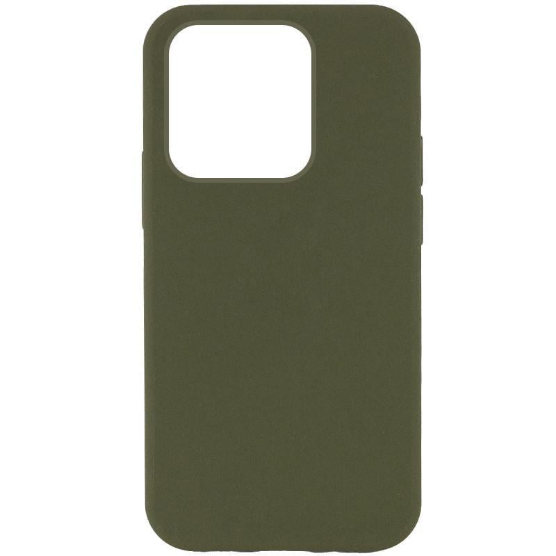 Противоударный Чехол Silicone Case Full Protective (AA) для Apple iPhone 15 Pro Max (6.7") Dark Olive