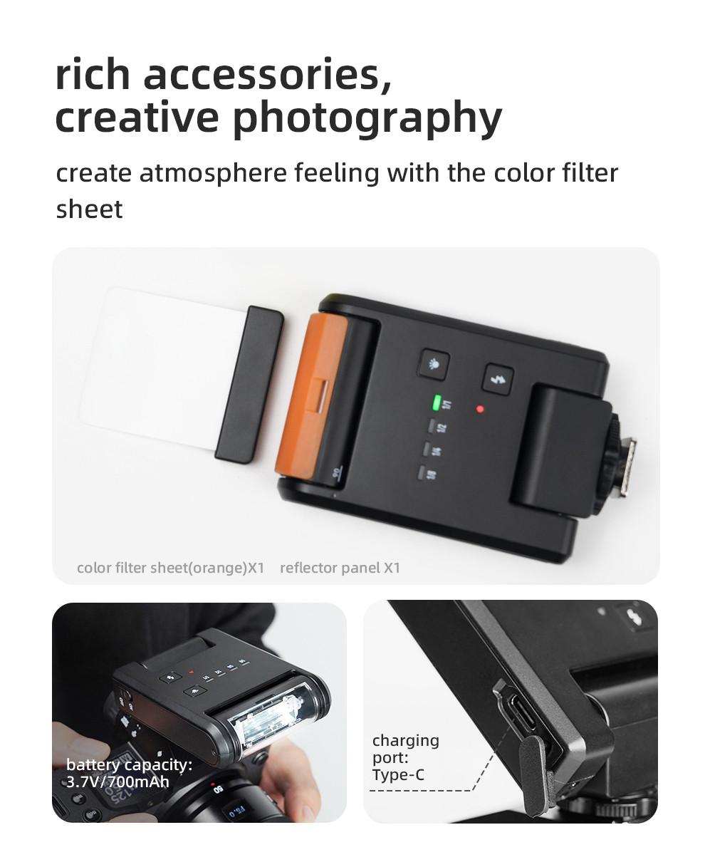 Спалах компактний для фотоапаратів FujiFilm/YongNuo YN6 Micro з вбудованим акумулятором - фото 8