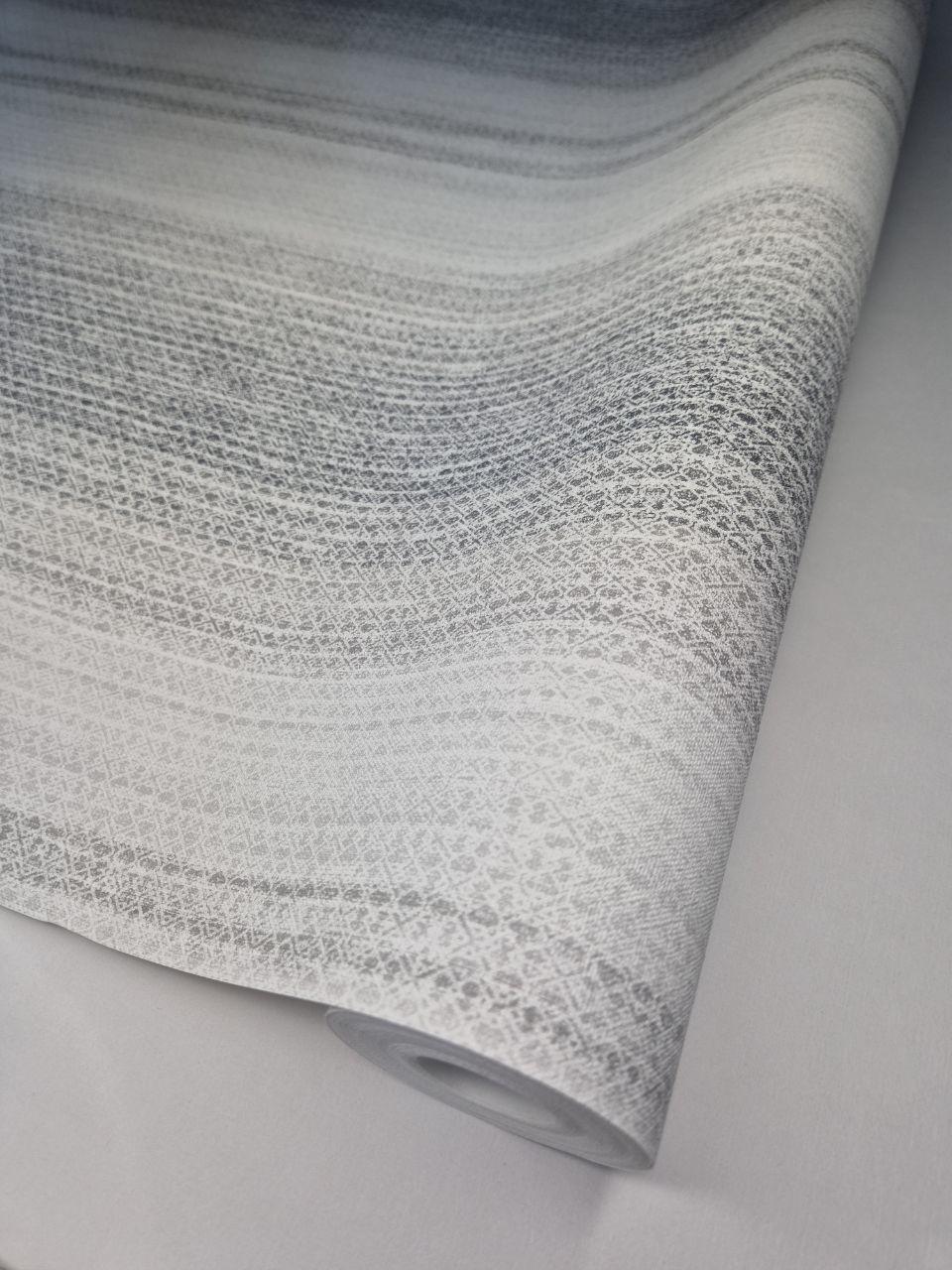 Шпалери вінілові Marburg 1032362 в смужку для спальні/вітальні/кабінету 10,05x1,06 м Сірий (2551107129) - фото 5