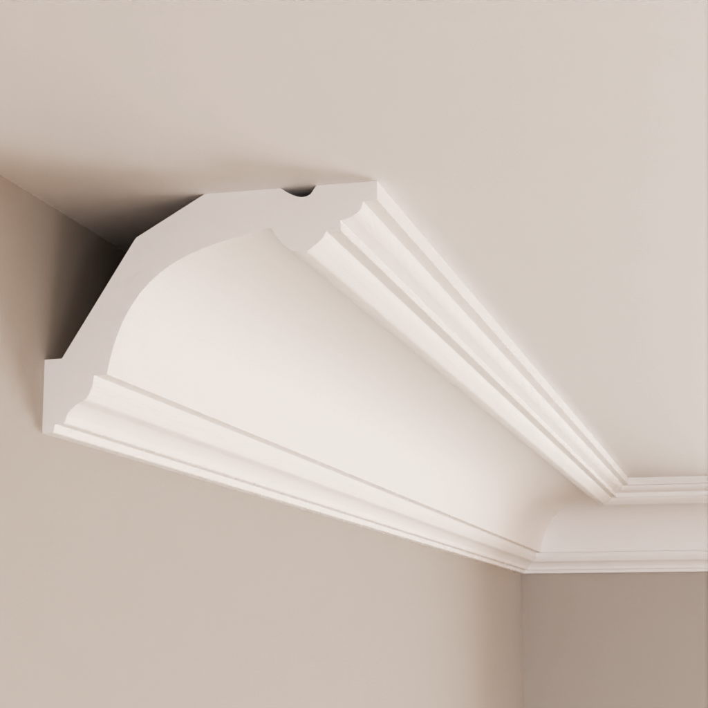 Карниз полиуретановый Gaudi Decor P 232 114x78x2000 мм (25409106)