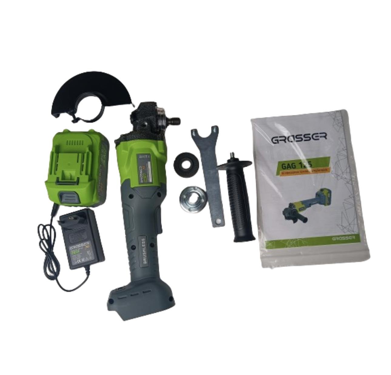 Шліфувальна машина Grasser GAAG 125 з безщітковим двигуном (27454276) - фото 3