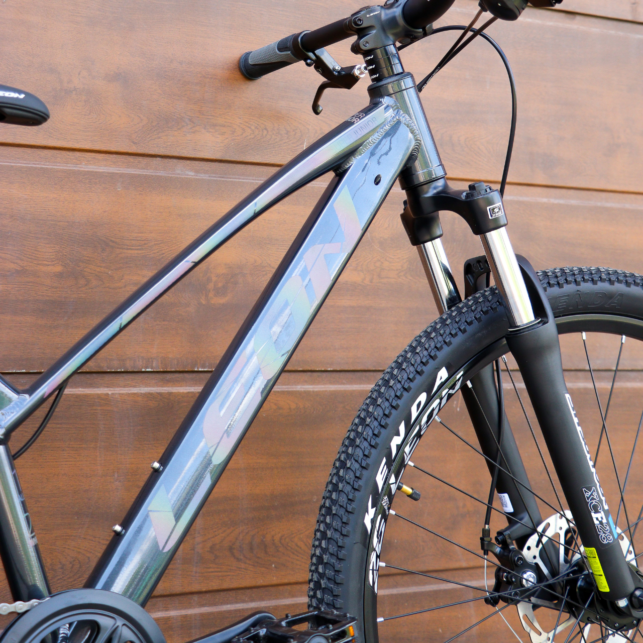 Велосипед подростковый Leon SUPER JUNIOR DD CS AL 26" 13" 2025 Черный - фото 4 Велосипед подростковый Leon SUPER JUNIOR DD CS AL 26" 13" 2025 Черный - фото 4