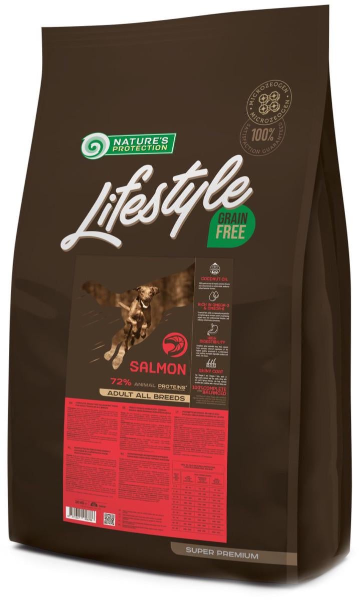 ᐉ Корм сухой для собак Nature's Protection Lifestyle Grain Free Salmon ...