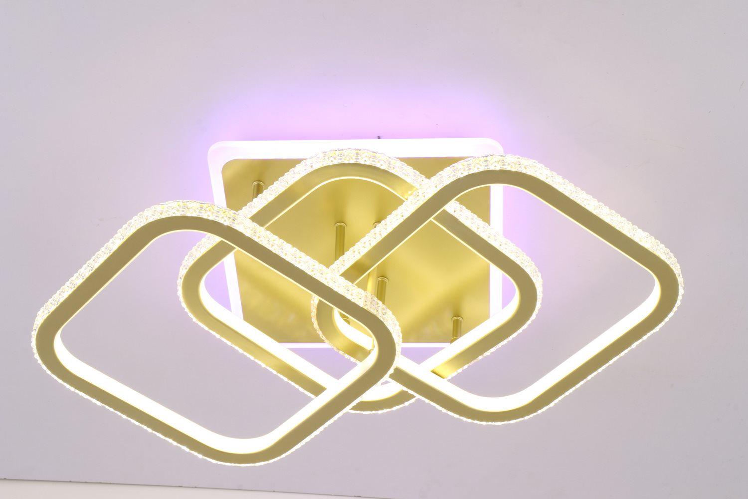 Люстра светодиодная с пультом Valeso V K29139-3+1 GD (000036457) - фото 4 Люстра светодиодная с пультом Valeso V K29139-3+1 GD (000036457) - фото 4