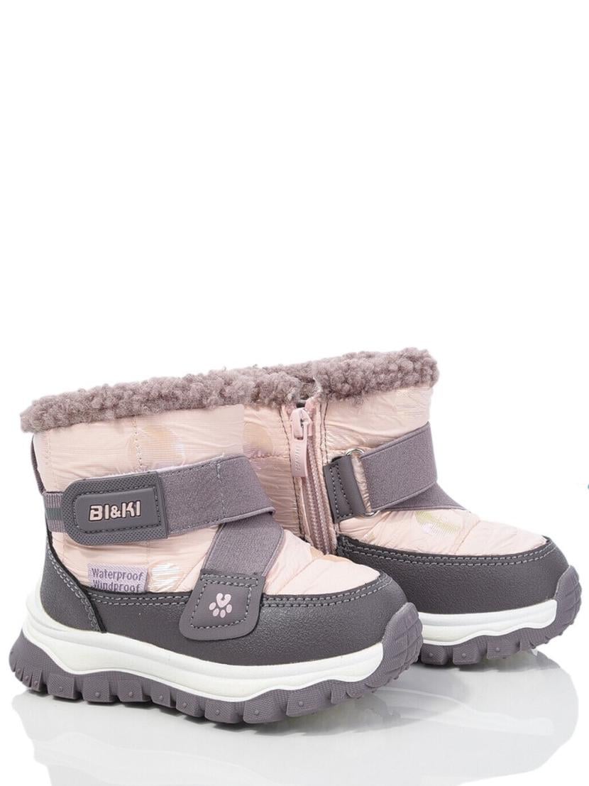 Дутики на овчине BI&KI N01363B р. 28 Бежево-серый