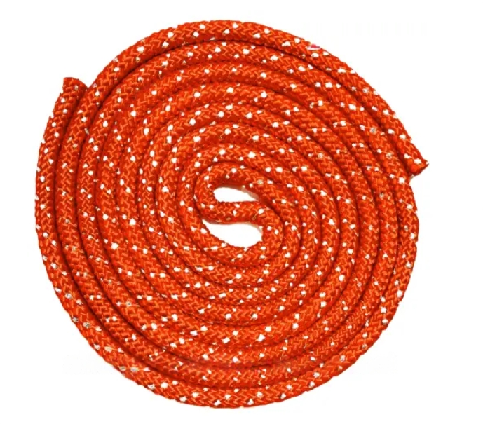 Скакалка Tuloni Metal Lurex 30 м Orange (T1001)