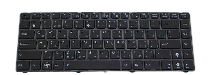 Клавиатура для ноутбука Asus PRO4 PRO4G матовая (04GNV62KRU00)