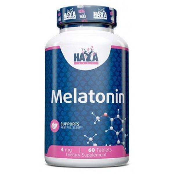 Мелатонін для сну Haya Labs Melatonin 4 mg 60 Tabs (000020341)