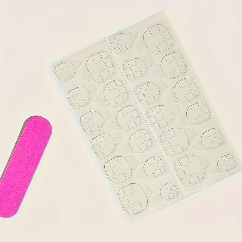 Накладні нігті Френч із дизайном мигдаль із клейовими пластинами 24 шт. Білий (2689612490) - фото 7 Накладні нігті Френч із дизайном мигдаль із клейовими пластинами 24 шт. Білий (2689612490) - фото 7