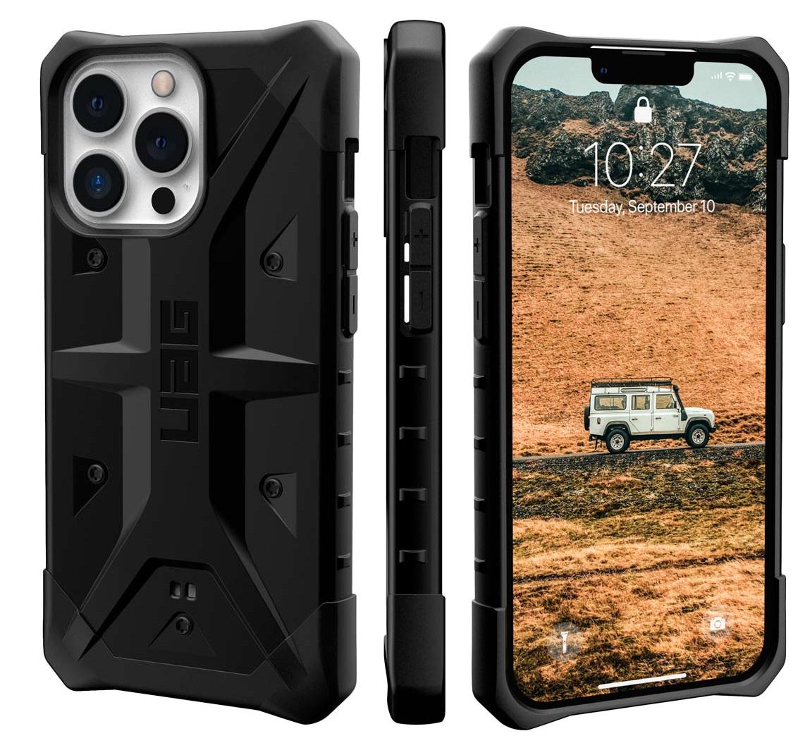 Чехол милитари противоударный UAG Pathfinder () 113157114040 для Iphone 13 Pro (6.1") Black - фото 11