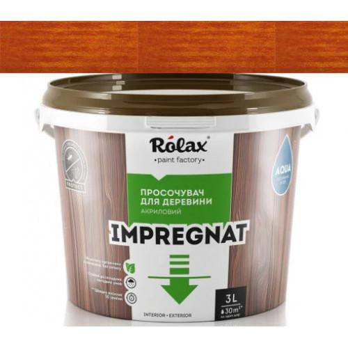 Пропитка для древесины акриловая Rolax IMPREGNAT 3 л 210 Вишня (15056) - фото 1 Пропитка для древесины акриловая Rolax IMPREGNAT 3 л 210 Вишня (15056) - фото 1