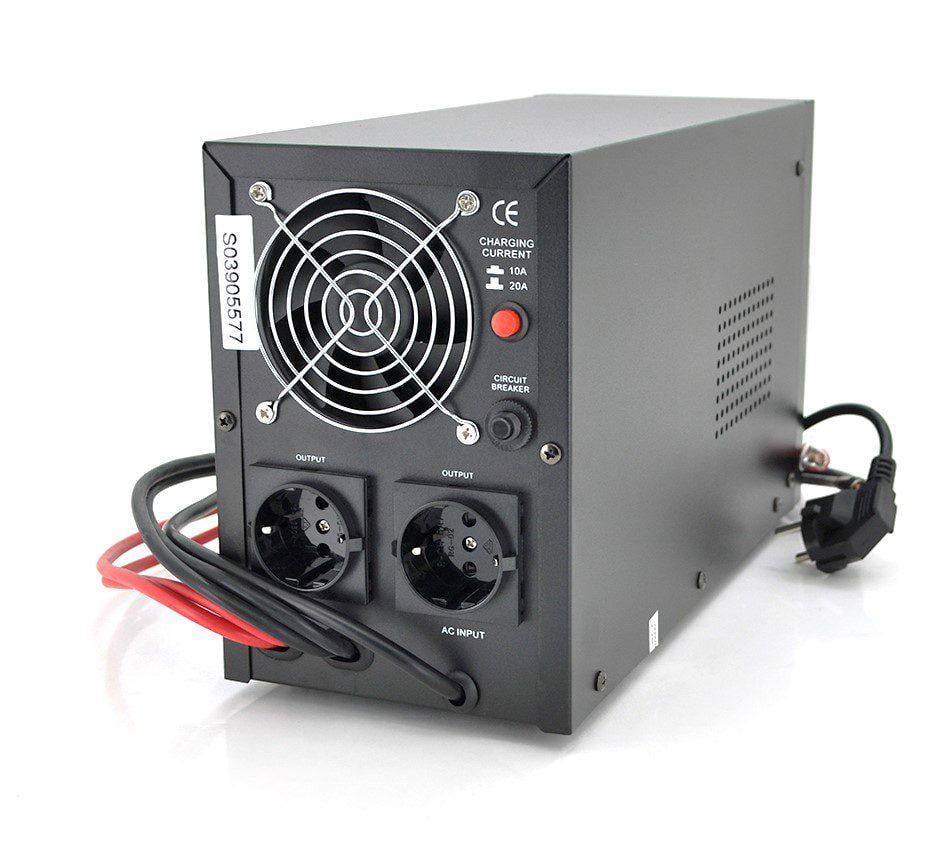 Джерело безперебійного живлення Europower PSW-EPBTW24 із правильною синусоїдою 1500VA 1050W АКБ 24В заряд 10/20А (59116) - фото 3