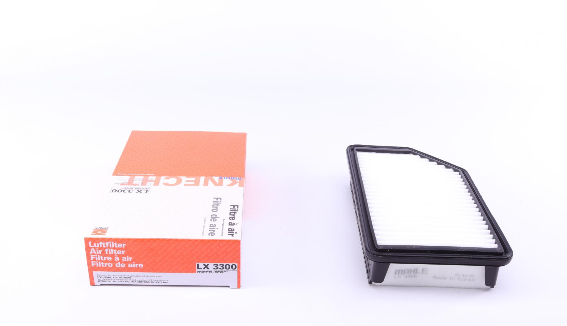 Фильтр воздушный KNECHT для Hyundai Accent 1,4/1,6 10-/Kia Rio III 1,1-1,6 11- (LX 3300)