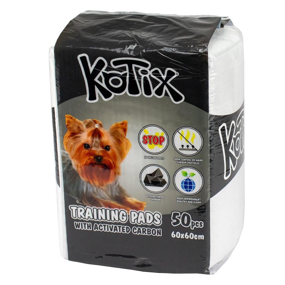 Пеленки для собак одноразовые Kotix с активированным углем 50 шт. 60x60 см (2295142962)