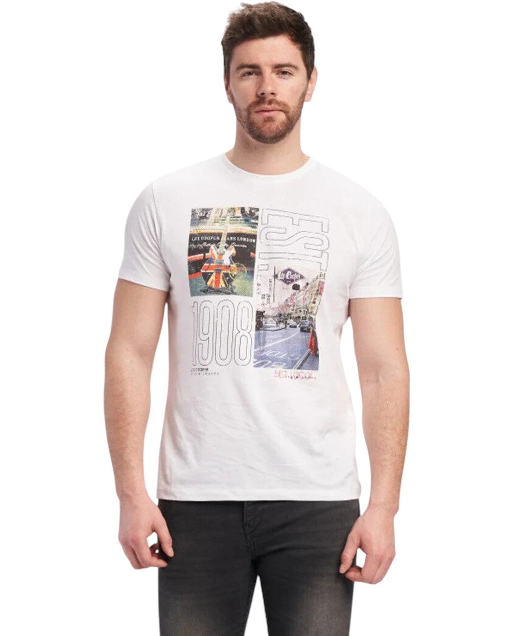 Футболка мужская Lee Cooper 10196374.101 M Белый (4894534349751)