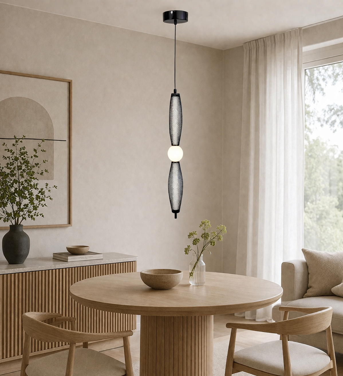 Підвісний світильник Orb Stack LED 3 режими 17W (20441/1ABK)