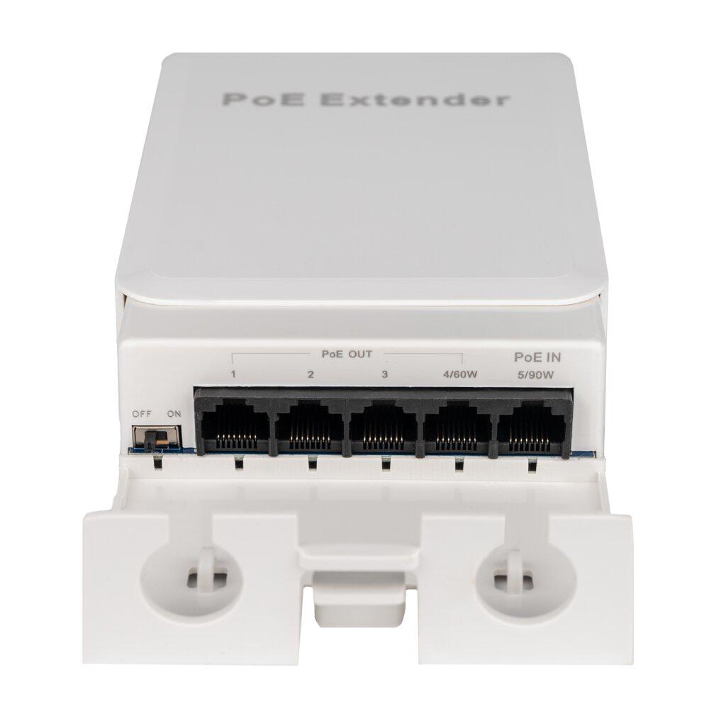 Удлинитель POE GreenVision GV-01/04 60W 44-57V для камер видеонаблюдения пластик Белый (26711502)
