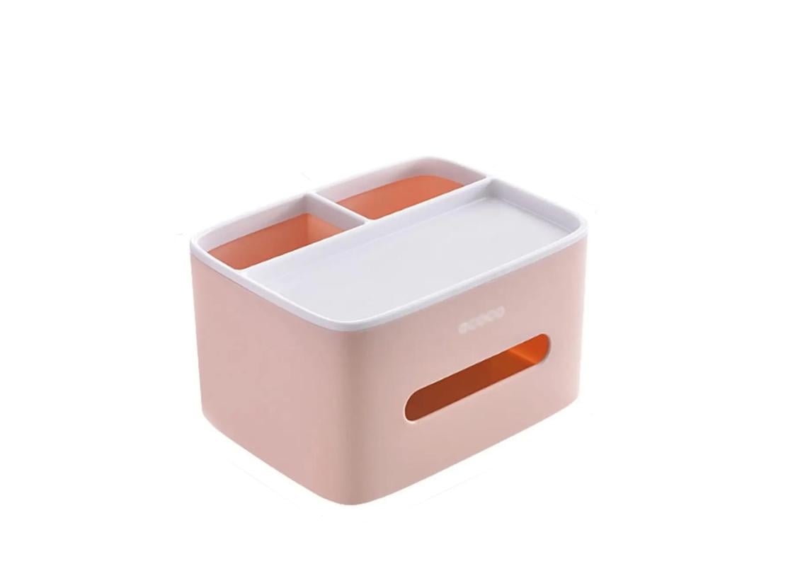 Органайзер для салфеток и аксессуаров настольный ECOCO MAC-25 20,5х16х11,5 см Розовый (36825314)