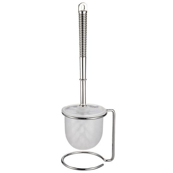 Йоржик для унітазу з підставкою Besser КМ-0509 із хромованої сталі 10х13,5х35,5 см Сталевий (150-84-0509) Йоржик для унітазу з підставкою Besser КМ-0509 із хромованої сталі 10х13,5х35,5 см Сталевий (150-84-0509)