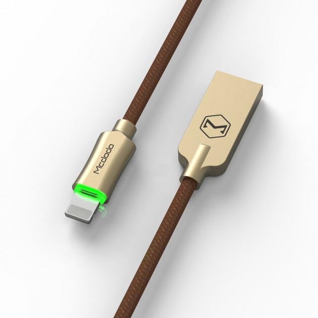 Кабель MCDODO Smart Lightning LED для зарядки с автоотключением 1,2 м (921855220)