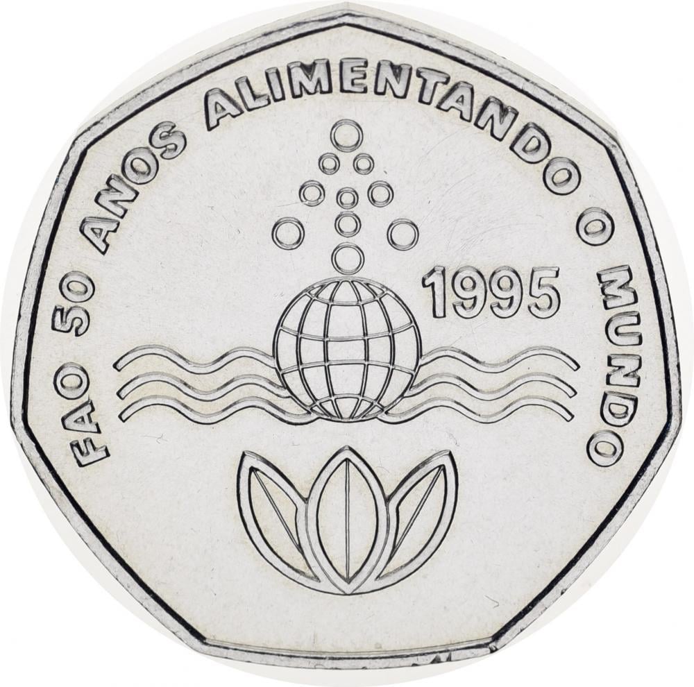 Коллекционная монета Кабо-Верде 200 эскудо 1995 UNC FAO ФАО (KM#34)